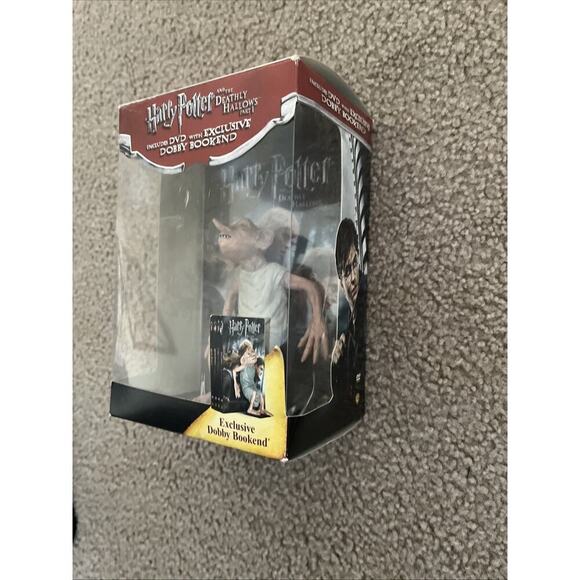 NEW Harry Potter and the Deathly Hallows Part 1 DVD 2011 with RARE DOBBY BOOKEND - Picture 2 of 5